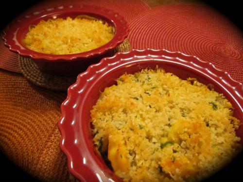 Pétoncles et crevettes en coquilles gratinées pour deux de Messidor | Photo de Messidor