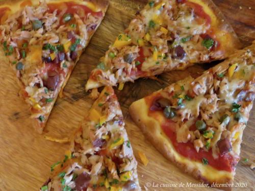 Pizza au thon, sauce tomate express + de Messidor | Photo de Messidor