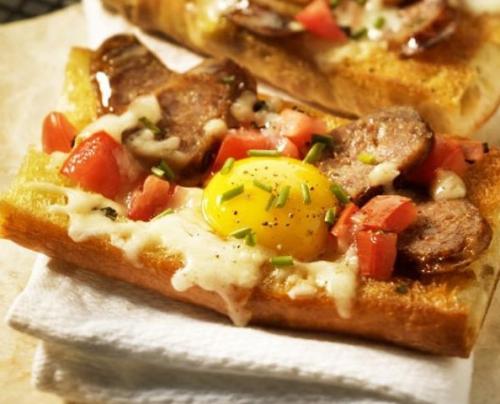 Pizza du matin sur la terrasse | Photo de PassionRecettes