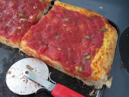 Pizza froide aux tomates de Corralou | Photo de Corralou