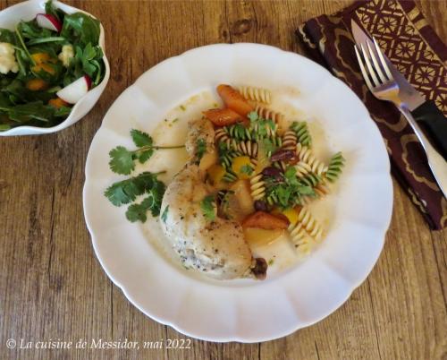 Poêlée de poulet, inspiration grecque + de Messidor | Photo de Messidor