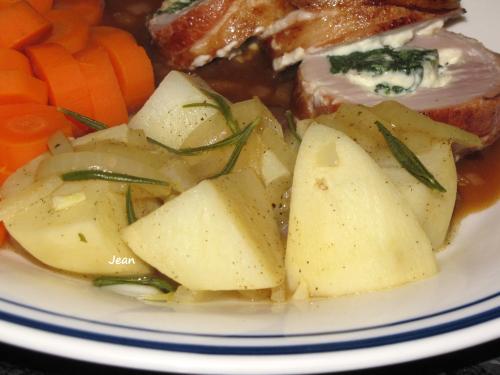 Pommes de terre express au vin et romarin de Nell | Photo de Nell