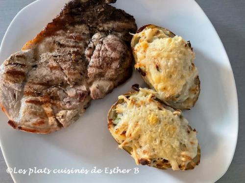 Pommes de terre farcies au bacon et au fromage de Estherb | Photo de Estherb