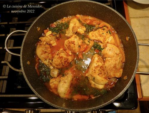 Poulet à l'espagnole + de Messidor | Photo de Messidor