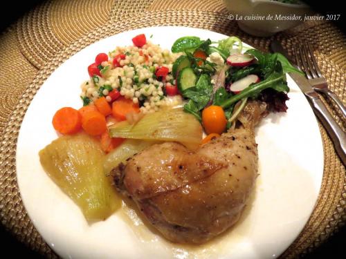 Poulet au four exquis, saveurs du moyen-orient + de Messidor | Photo de Messidor