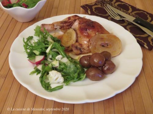 Poulet en crapaudine aux abricots séchés + de Messidor | Photo de Messidor