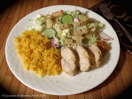 Poulet tendre sur salade craquante + de Messidor | Photo de Messidor