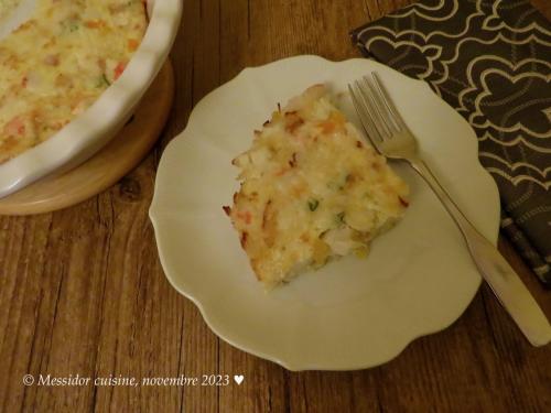 Quiche au riz à la goberge + de Messidor | Photo de Messidor