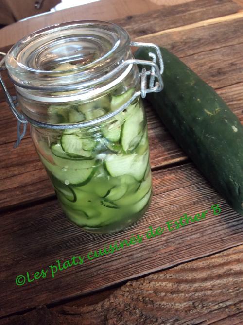 Salade de concombres marinés de Esther B | Photo de Estherb