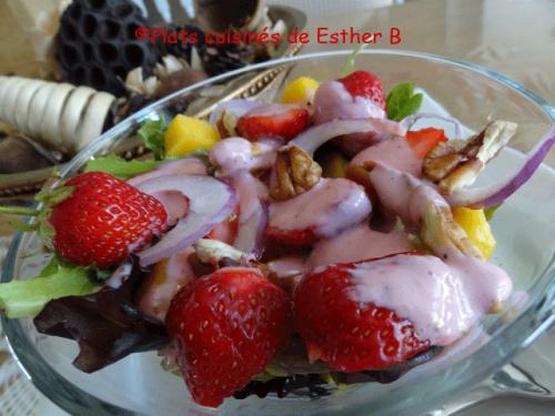 Salade de fraises et de mangues de Esther B | Photo de Estherb