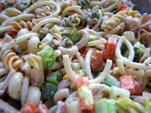 Salade de nouilles a la moutarde de meaux de Nell | Photo de Nell