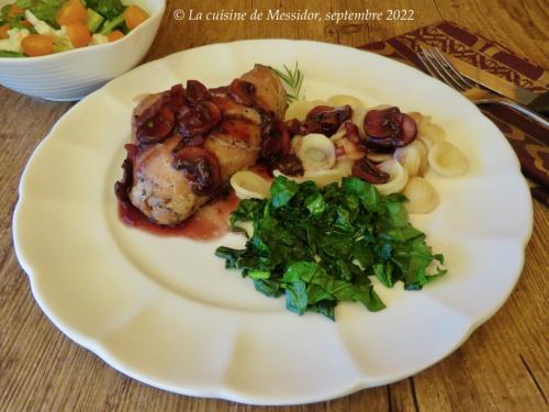 Sauce aux champignons et au porto pour cuisses confites + de Messidor | Photo de Messidor