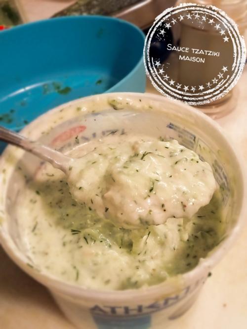 Sauce tzatziki maison de Celui | Photo de Celui