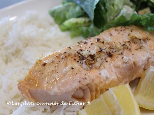 Saumon à l'ail et au citron de Estherb | Photo de Estherb