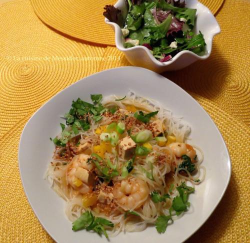 Sauté de crevettes, manière thaïe de Messidor | Photo de Messidor