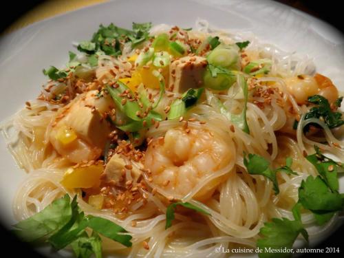 Sauté de crevettes, manière thaïe de Messidor | Photo de Messidor