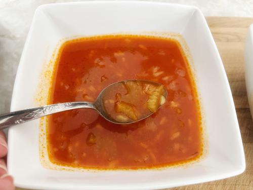 Soupe tomate et riz à l'instant pot de Mireille | Photo de Mireille