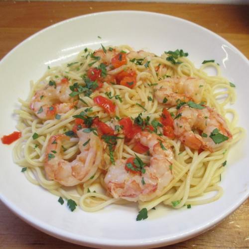 Spaghetti au citron & crevettes de Louise B. | Photo de Louise b.