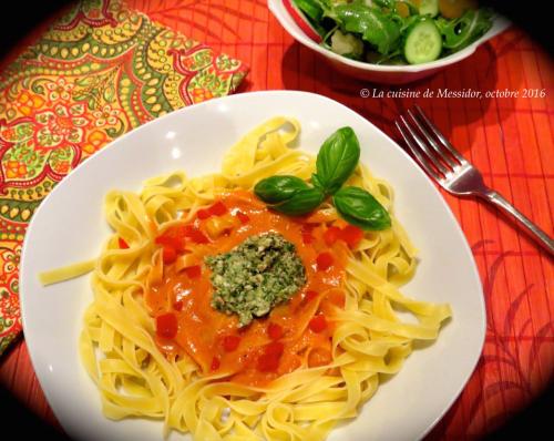 Tagliatelles aux poivrons grillés et au pastis + de Messidor | Photo de Messidor