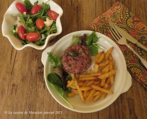 Tartare de boeuf du bistro de Messidor | Photo de Messidor