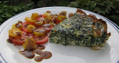 Tarte aux épinards sur patates sautées. de Nell | Photo de Nell