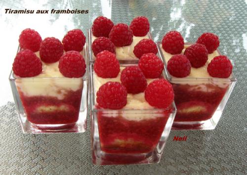 Tiramisu, 1 classique et 1 framboises de Nell | Photo de Nell