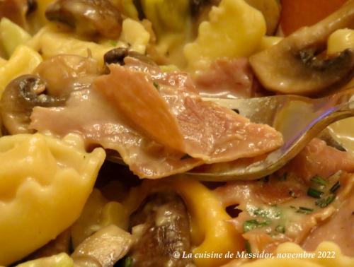 Tortellinis, sauce aux champignons express + de Messidor | Photo de Messidor