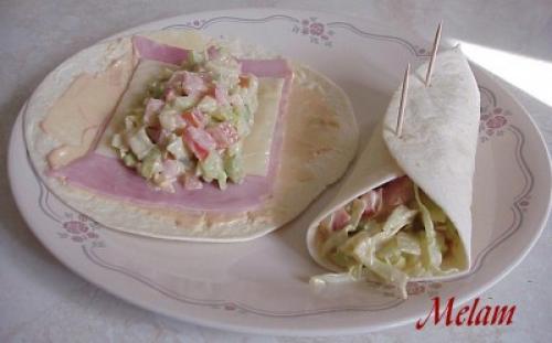 Tortillas au jambon et salsa de légumes de Melam | Photo de Melam