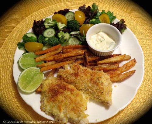 Aiglefin poêlé à la lime + frites santé au four de Messidor | Photo de Messidor