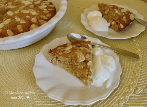 Avec une seule poire - gâteau à la poire et au chocolat blanc, bis + de Messidor | Photo de Messidor