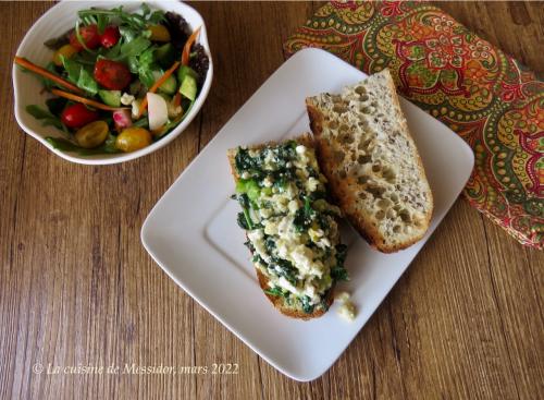 Baguette-délice, façon spanakopita + de Messidor | Photo de Messidor