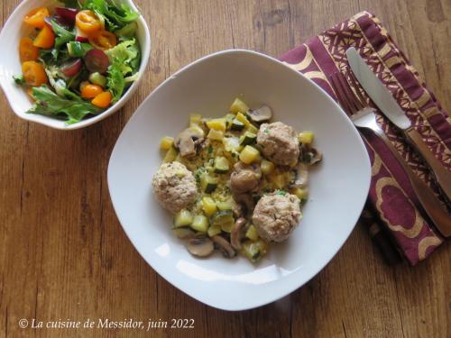 Boulettes de dinde, sauce express (suite ) + de Messidor | Photo de Messidor