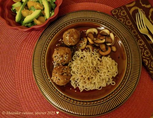 Boulettes de porc, sauce à l'orientale + de Messidor | Photo de Messidor