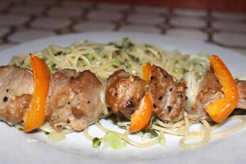 Brochettes de porc simplissime de Nell | Photo de Nell