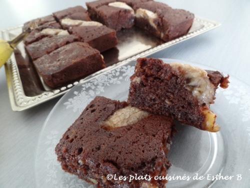 Brownies aux bananes chocolatés de Esther B | Photo de Estherb