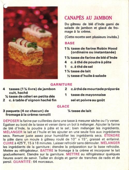 Canapés au jambon de Robin Hood | Photo de PassionRecettes