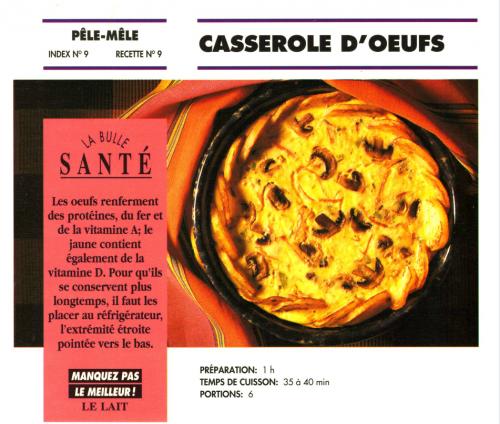 Casserole d'oeufs de Bon Appétit | Photo de PassionRecettes