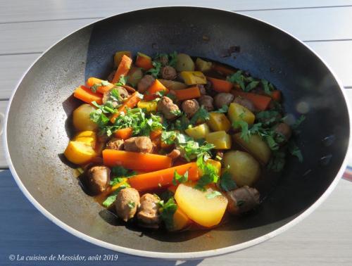 Casserole express de saucisses aux légumes + de Messidor | Photo de Messidor