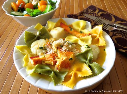 Coquilles de homard et de pétoncles + de Messidor | Photo de Messidor