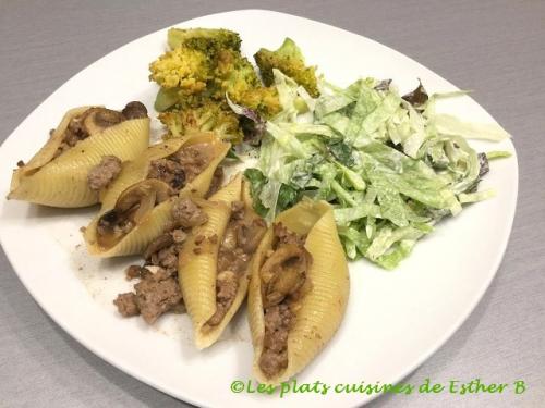 Coquilles farcies au boeuf stroganoff de Esther B | Photo de Estherb