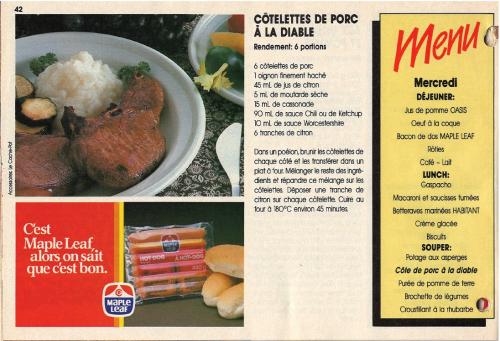 Côtelettes de porc à la diable de Promex | Photo de PassionRecettes