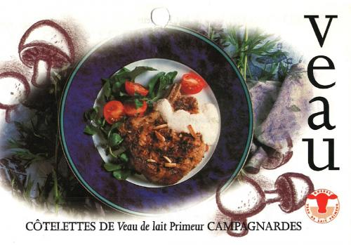 Côtelettes de veau de lait primeur campagnardes | Photo de PassionRecettes