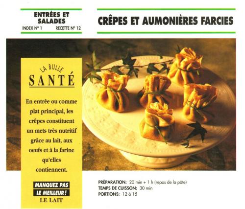 Crêpes et aumonières farcies de Bon Appétit | Photo de PassionRecettes