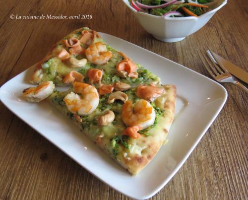 Crevettes grillées en sauce et sur pizza + + de Messidor | Photo de Messidor