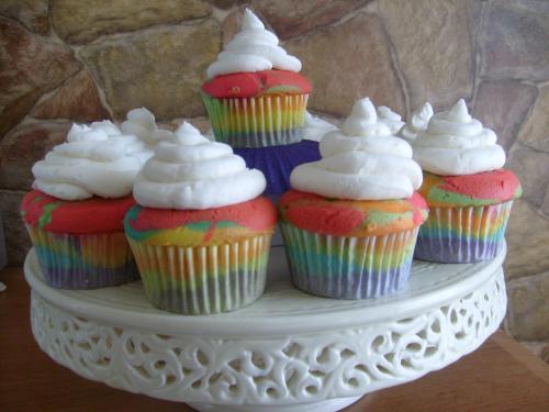 Cupcakes arc-en-ciel de Choupy40 | Photo de Choupy40