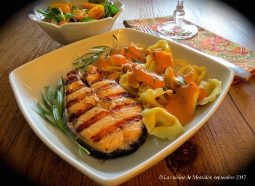 Darnes de saumon bbq à l'estragon + de Messidor | Photo de Messidor