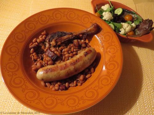 Fèves au lard et aux cuisses de canard, version deux de Messidor | Photo de Messidor