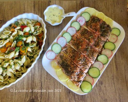 Filet de truite confit aux herbes + de Messidor | Photo de Messidor