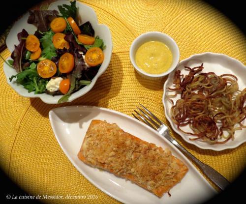 Filets de truite en croûte au fromage + frites santé de Messidor | Photo de Messidor