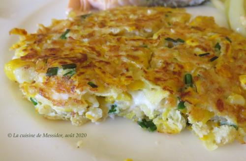 Galettes de courgette à la feta et au maïs + de Messidor | Photo de Messidor